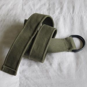 FREE w/bundles >$25 | Canvas D-ring Belt
